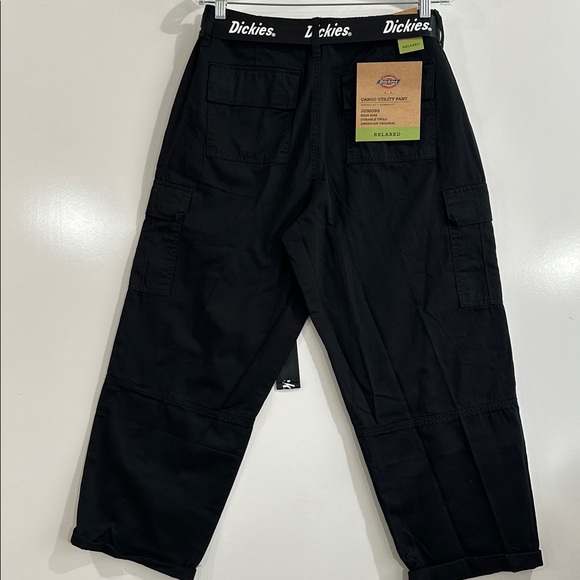 Dickies Juniors Belted Crop Utility Cargo Pants Size 11/30 - Picture 7 of 10